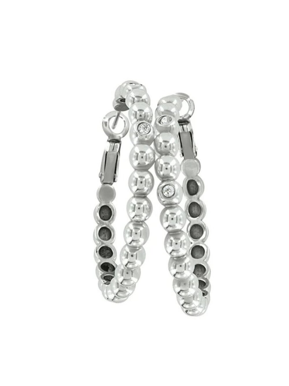 Brighton Twinkle Granulation Large Hoops  $78  JA9356